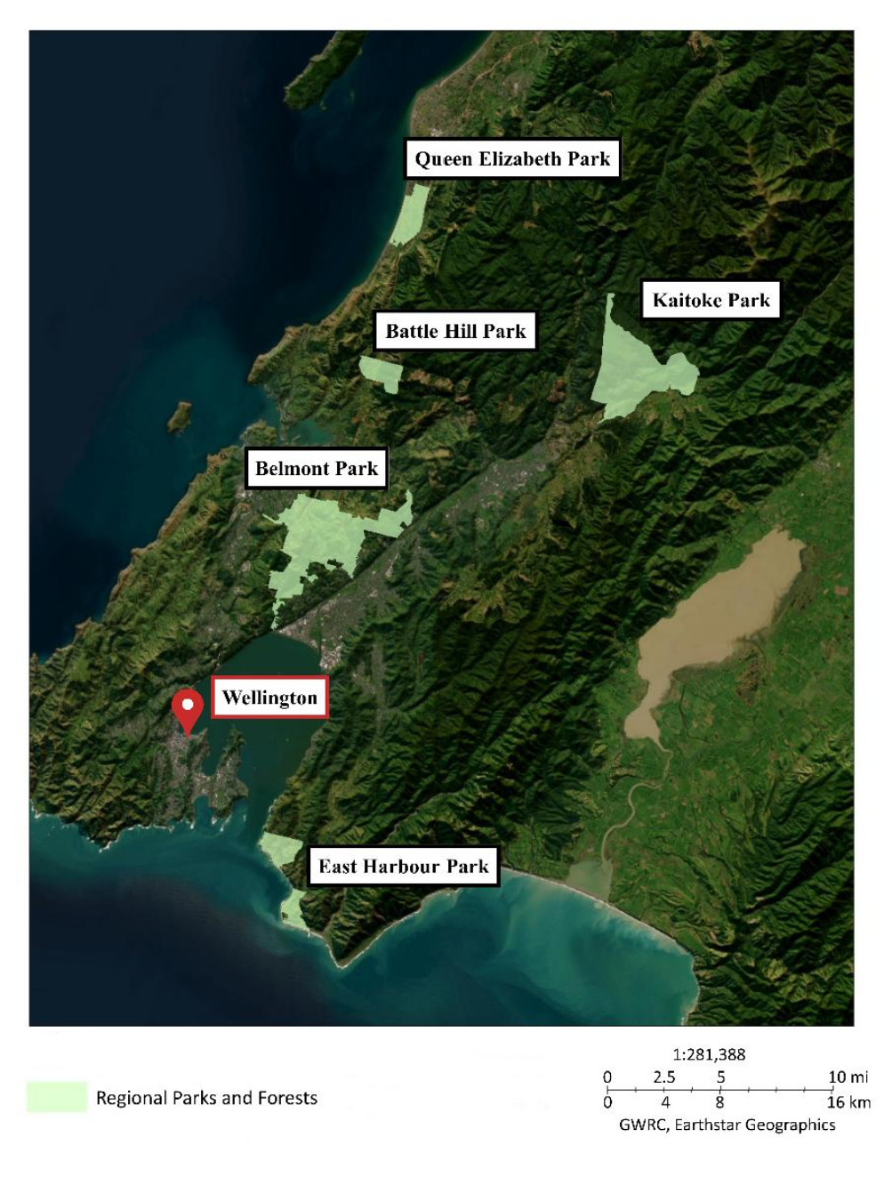 Regional parks map